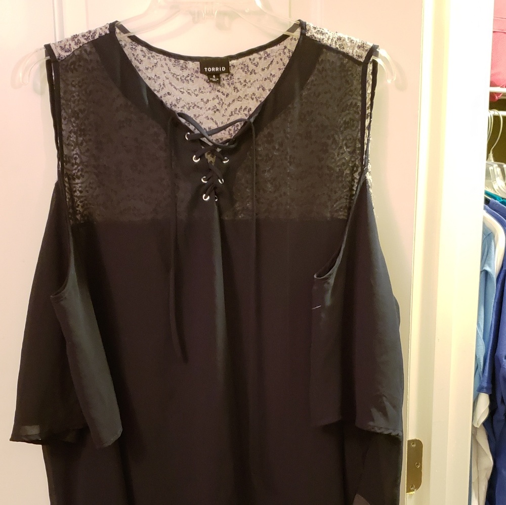 Beautiful sheer top from torrid
